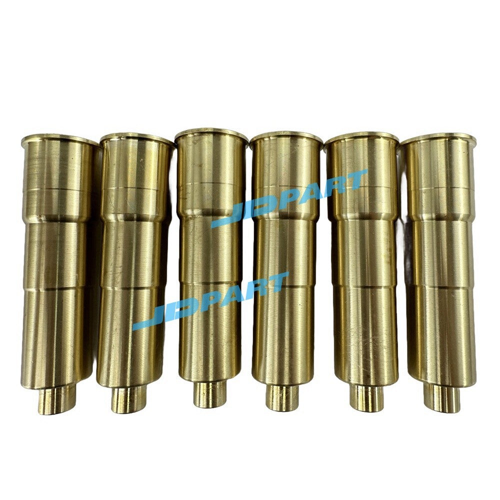 6-piece 8DC9 fuel injector nozzle sleeves for excavators -