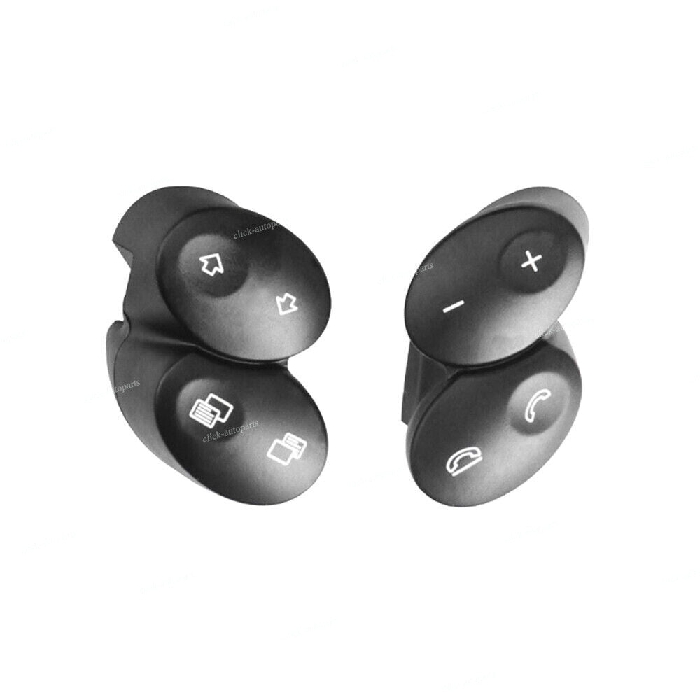 Steering Wheel Control Buttons Fits for Mercedes W219 CLS550 CLK500 Black 2003-11