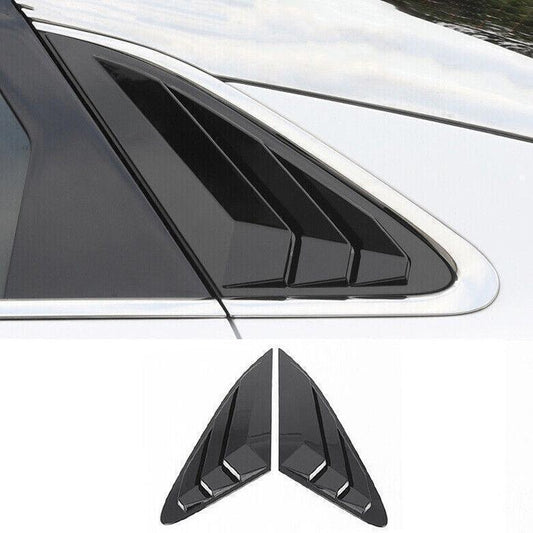 for Kia K5 2021-2024 Piano Black Side Vent Window Scoop Louver Cover Cap Trim 2X