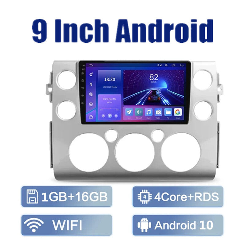 Android 10 Car Radio For FJ Cruiser 07-18 Stereo Navigation GPS Multimedia Play