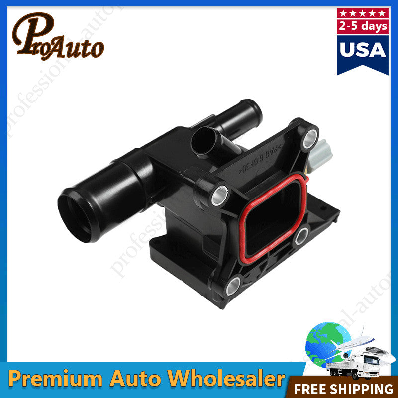 Water Outlet Engine Coolant Thermostat Housing For 2006-2013 for Mazda 3 5 6 CX-7