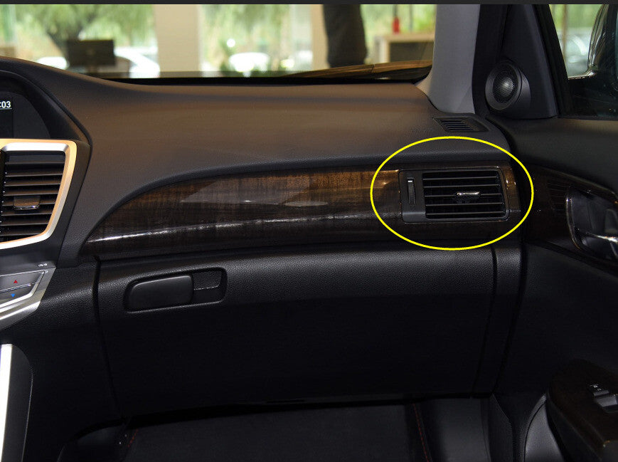 Air Conditioning Air Outlet Vent for Honda Accord 2014-2017 Steel Carbon Fiber