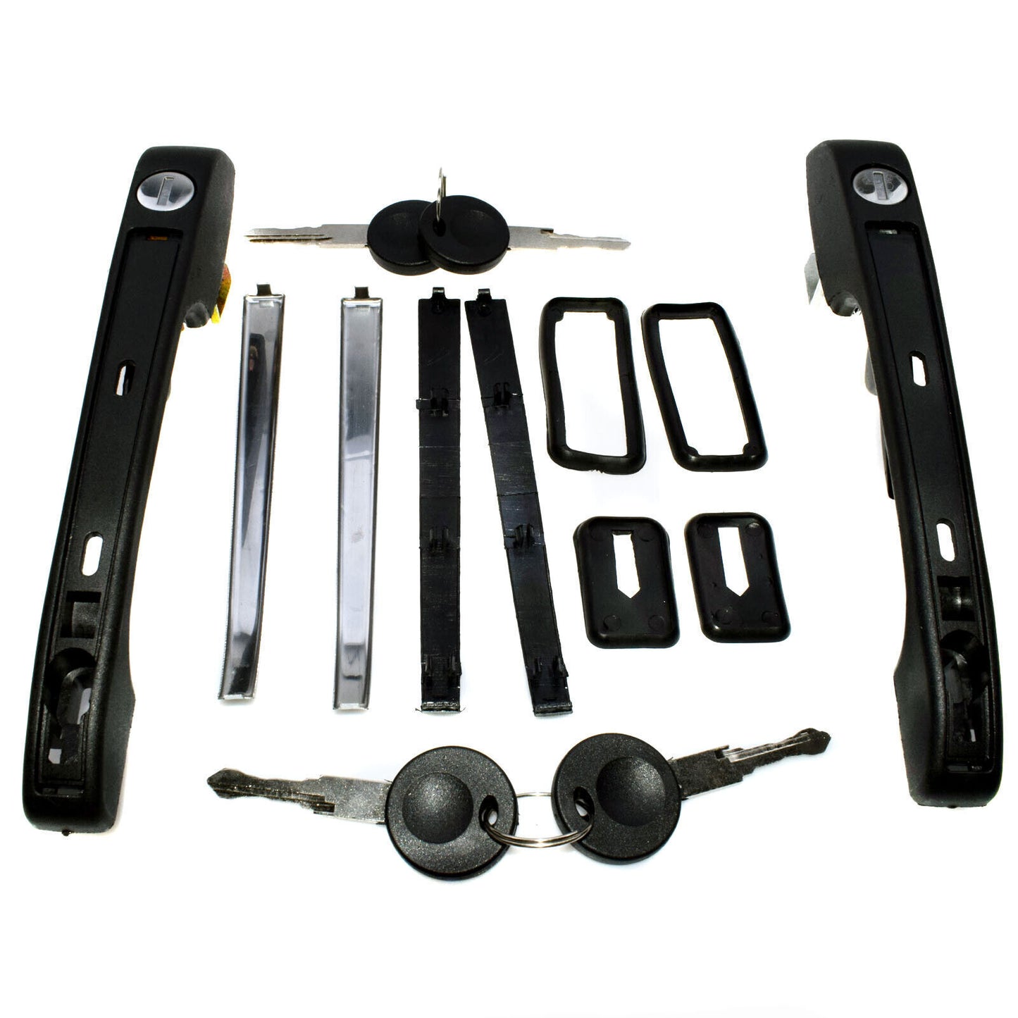 Door Handle Outside Exterior Front with Keys Dual Set for VW New- v