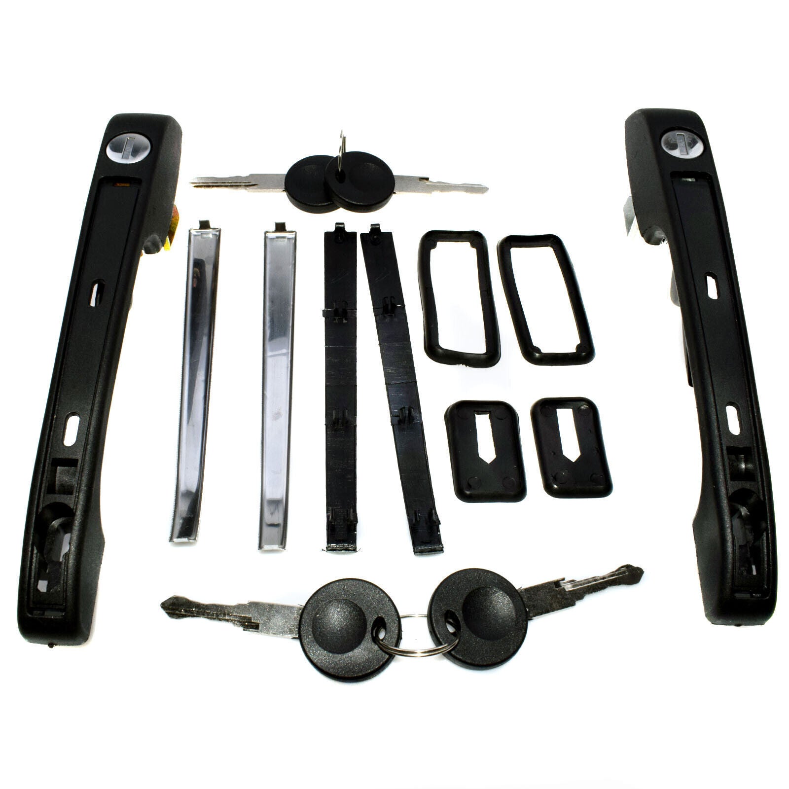 Door Handle Outside Exterior Front with Keys Dual Set for VW New- v