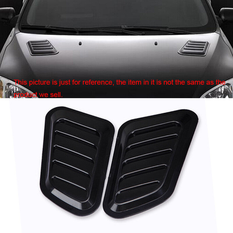 2-Pack Universal Car Accessories Airflow Scoop Turbine Cap Ventilation Cover Mudguards n