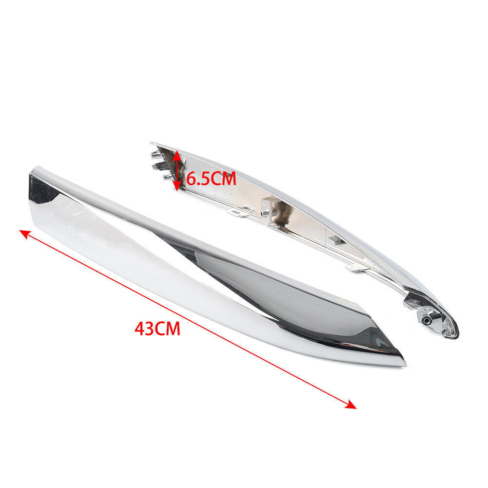 Front Bumper Fog Light Grille Insert Molding Strip Support Plate Fit for Jaguar XF Q