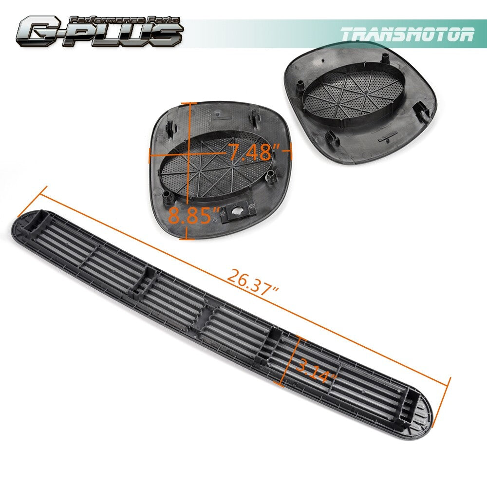 Dash Defrost Cover Left and Right Speaker Grilles Fits 98-05 Jimmy Blazer Sonoma- v