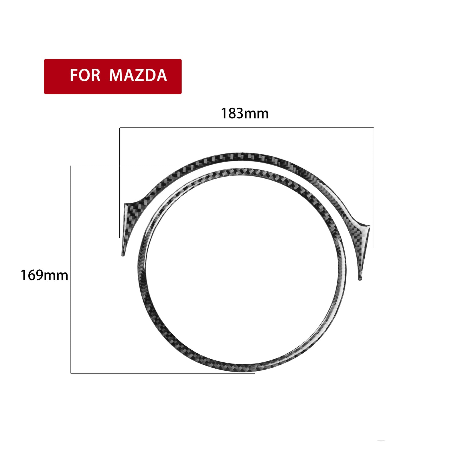 Carbon Fiber Window Control Switch Frame Cover Trim for VW for Golf MK7 2013-2019 v