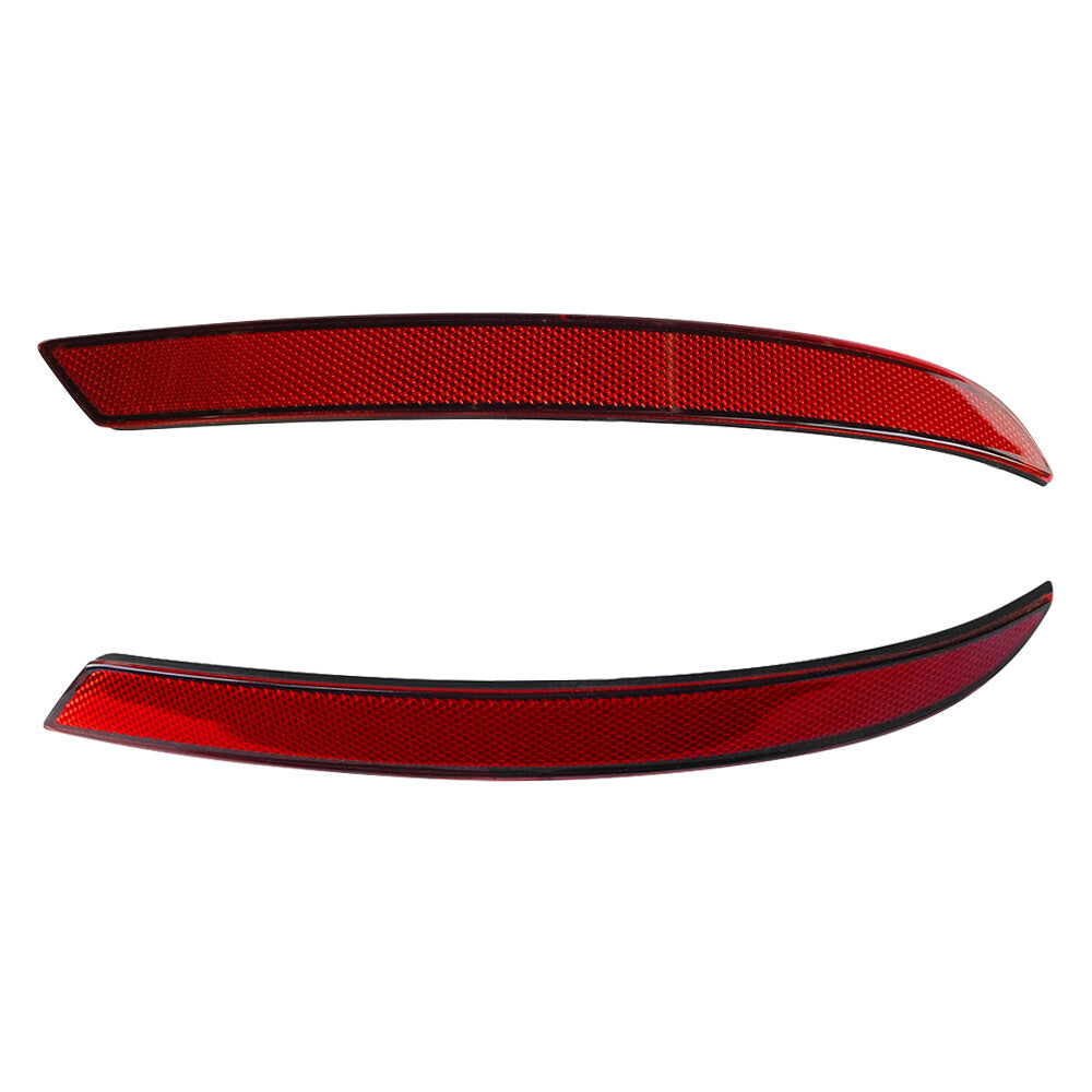 2Pcs For 2012-2017 for BMW F06 F12 F13 6-Series Rear Bumper Reflector Red Left+Right