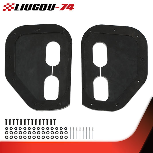 Fit For Humvee for Hummer H1 ECV hood rubber seal kit M998 M1045 M1114 M1151 Black - Black v
