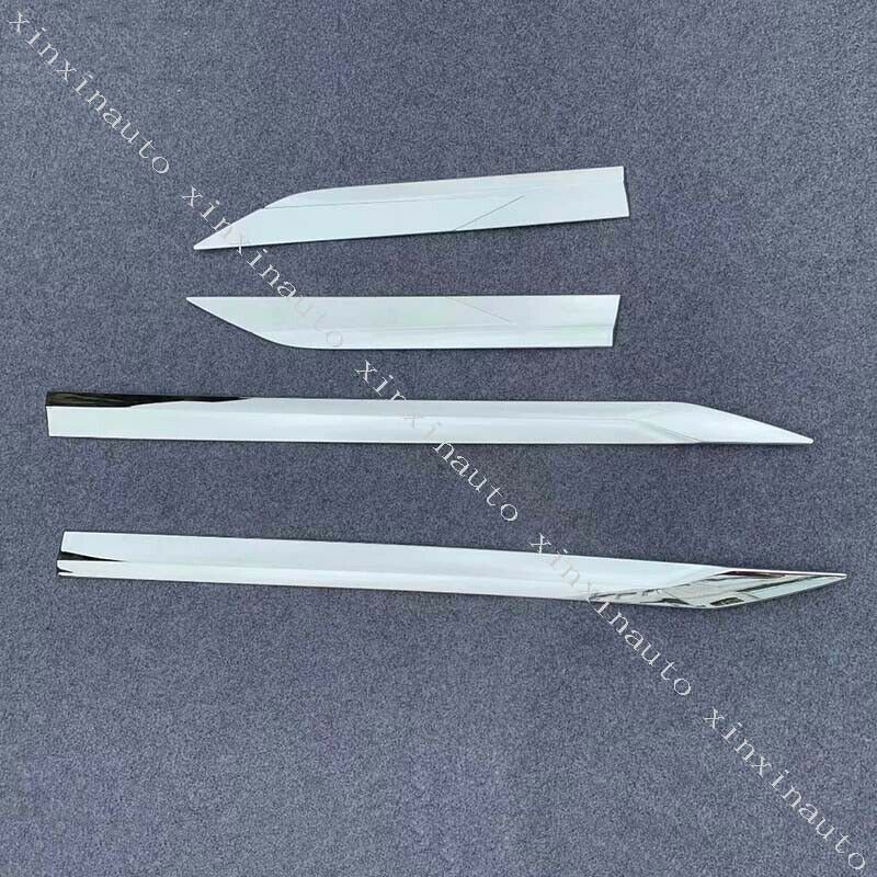 4p for Toyota RAV4 2019-2024 Chrome Body Side Door Molding Line Cover Trim Decor