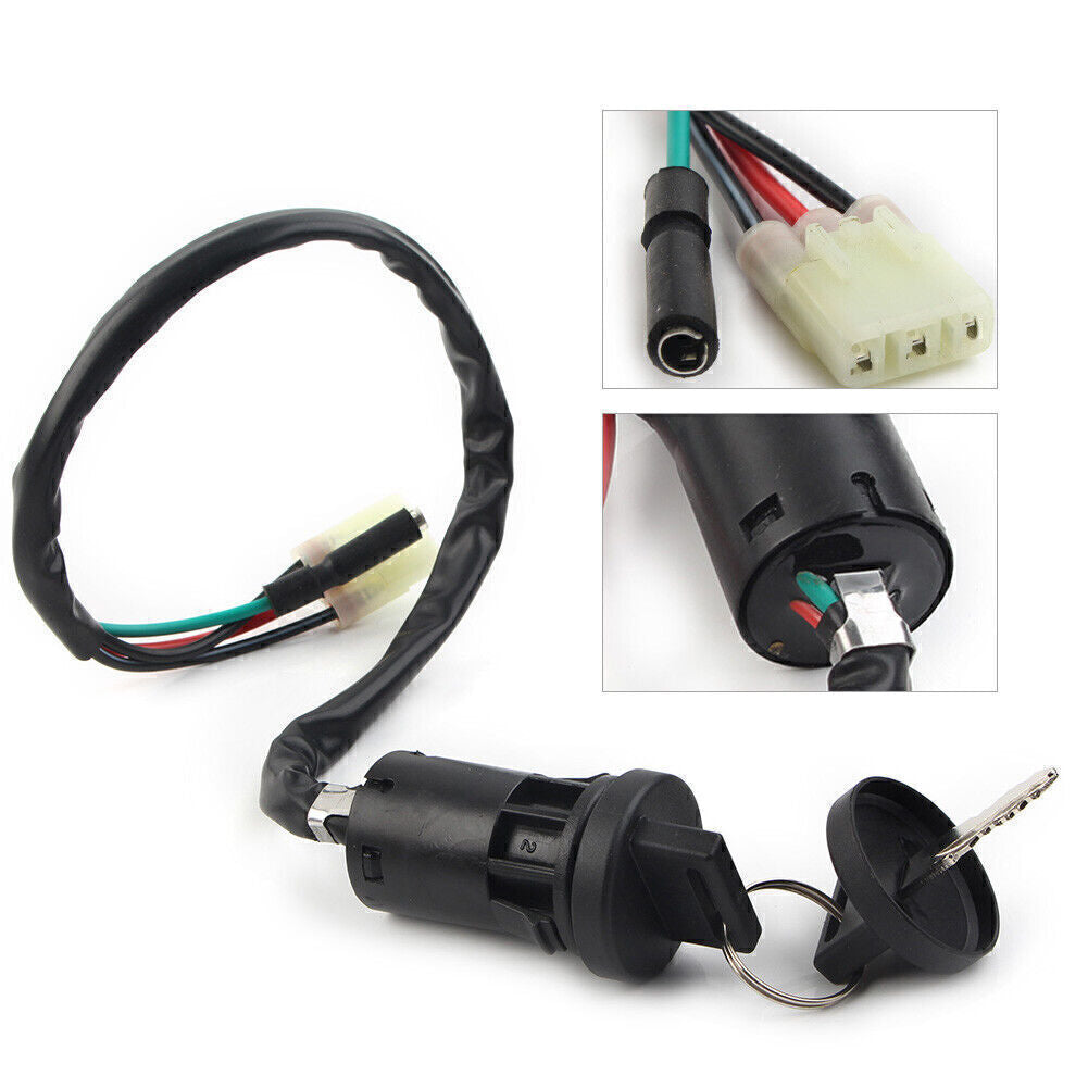 for Honda 250 TRX250TE TRX250TM Recon 250 2002-2017 Ignition Key Switch Set Q