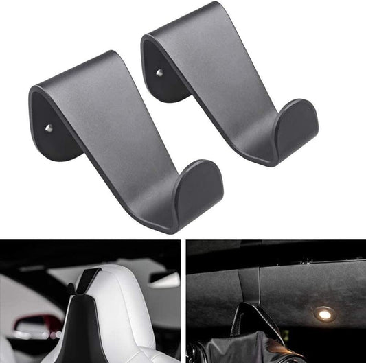 2-Pack Coat Hooks for Model X, for Model S , and Model 3 Y-Type Car for Seat Hooks n