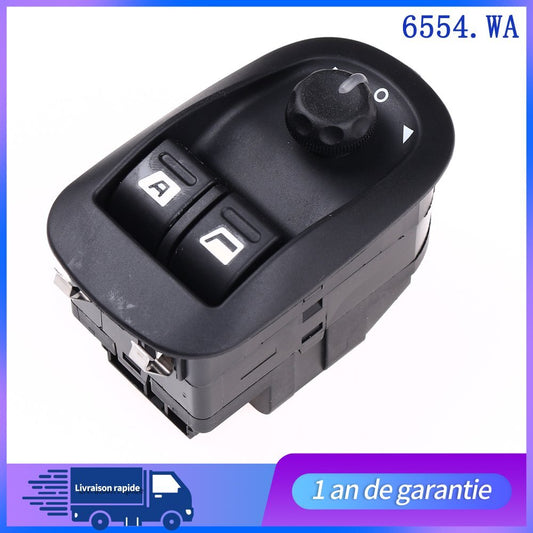 BOUTON COMMANDE LÈVE VITRE for CITROËN POUR JUMPY C2 for PEUGEOT 206 207 306 for FIAT 6554WA n