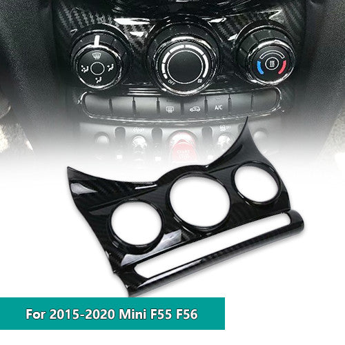 for Corolla 2009 - 2013 Carbon Fiber ABS Car Center Console AC Switch Panel- v
