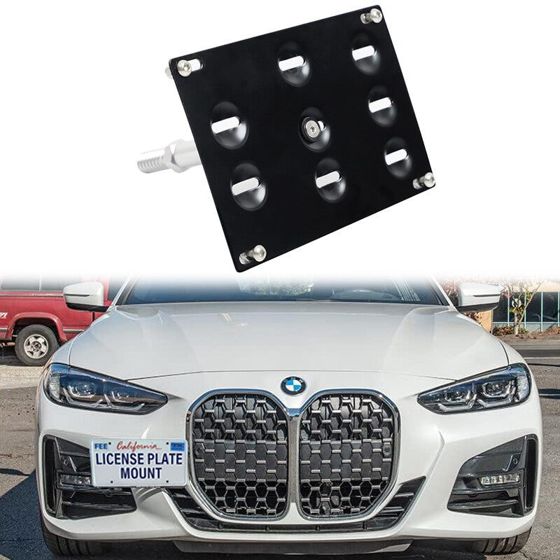 Suitable for 2021-2025 4 G22 front bumper tow hook license plate bracket installation. n