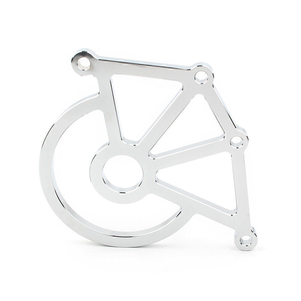 Sprocket Cover Chain Protection for 2007-14 Thruxton 900 Scrambler 06-14 Silver Q