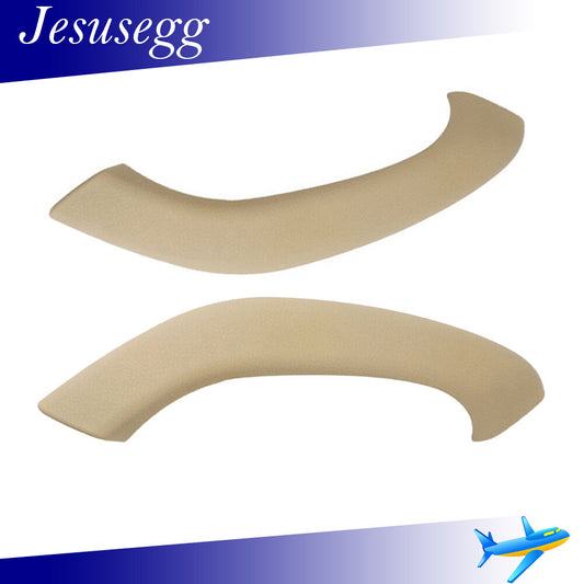 Pair Interior Door Handle Panel Cover Fit for BMW X2 F39 X1 F48 F49 16-19 Beige Q