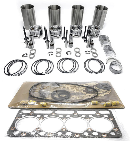 6x Pistons Rings Set mast 82mm KS CR 11:1 compatible with E60 E90 E92 N52B25 2.5 14813 B