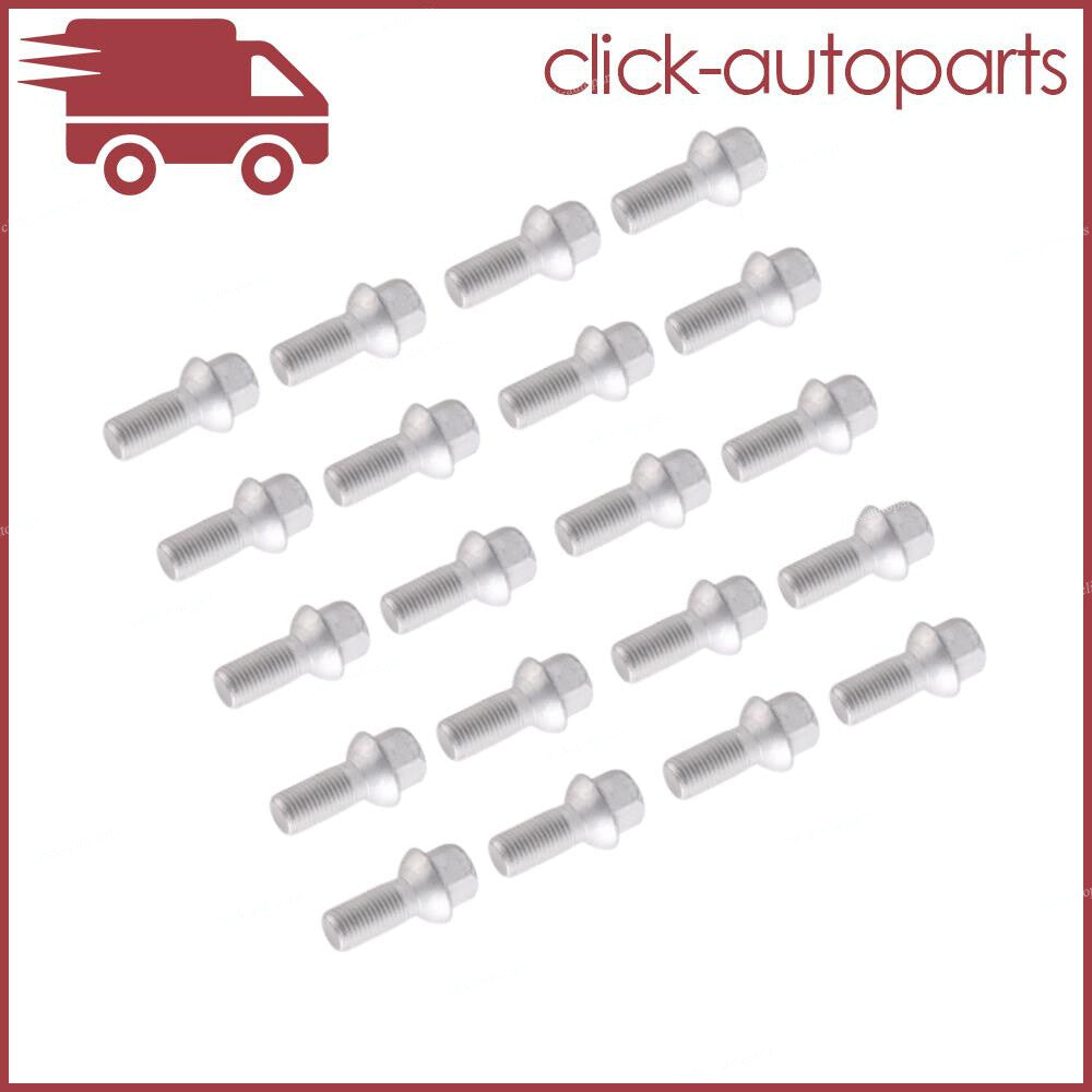 20Pcs Wheel Lug Bolts Nuts A0009904907 for Mercedes W204 W211 C209 E350 SL50 Q