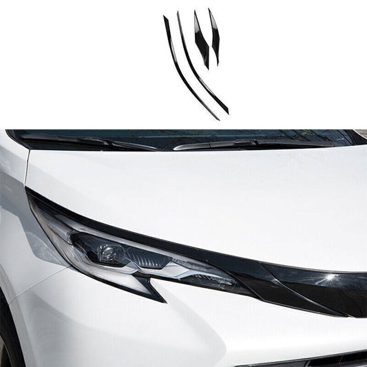 4X Gloss Black Front Hood Bonnet Grille Grill Strip Trim for Toyota for Sienna 21-24