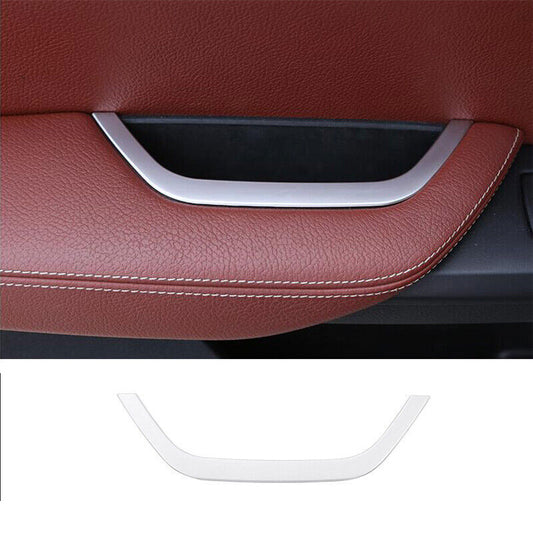 for BMW X3 F25 2011-2017 ABS Silver Front Door Storage Box Frame Molding Trim 1X