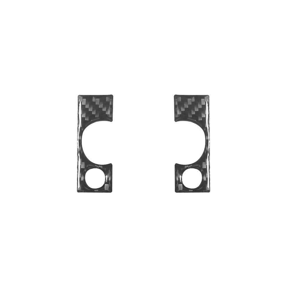 Carbon Fiber Rear Console Inner Frame Trim For Silverado/tahoe/ for sierra 2007-2014