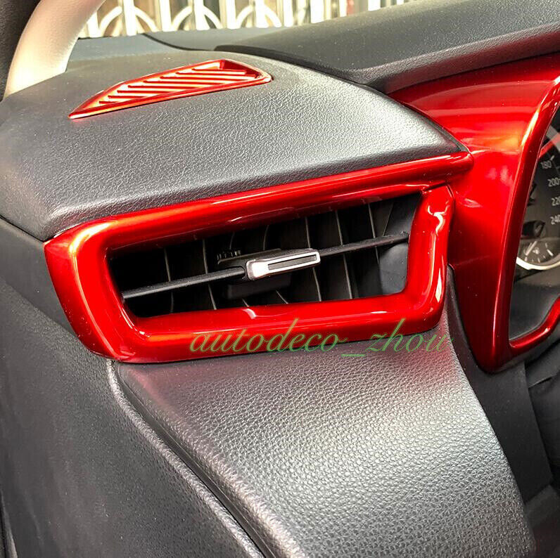 For 20-2021 Toyot@a for Corolla Sedan Hatchback Red Dashboard Air Outlet Cover Trim n