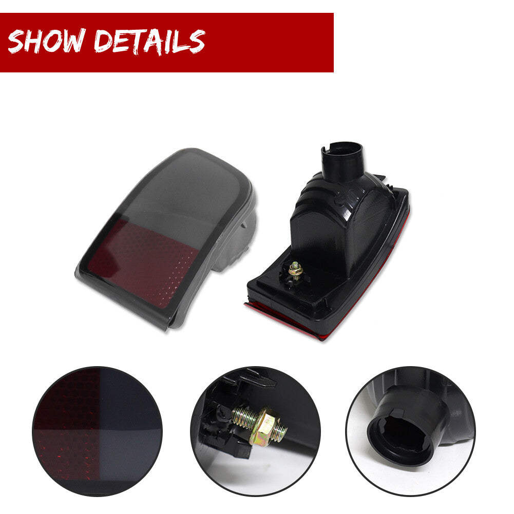 Smoked rear bumper reflector light suitable for 4Runner 2003-2005 Prado 2002-2009- v
