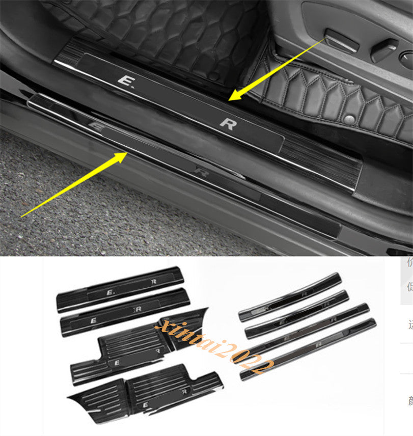 for ford  Explorer 2020-21 Black titanium Door Sill Scuff Plate Guard Cover Panel