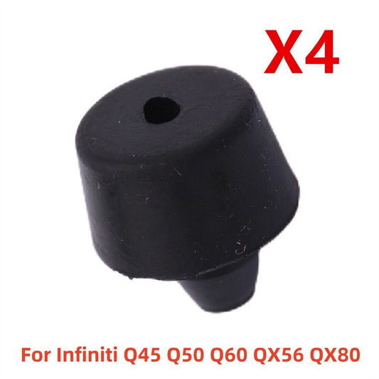 4PCS Black Door Rubber Bumper Stopper for Infiniti Q45 50 60 QX56 80 80896-AR000 Q