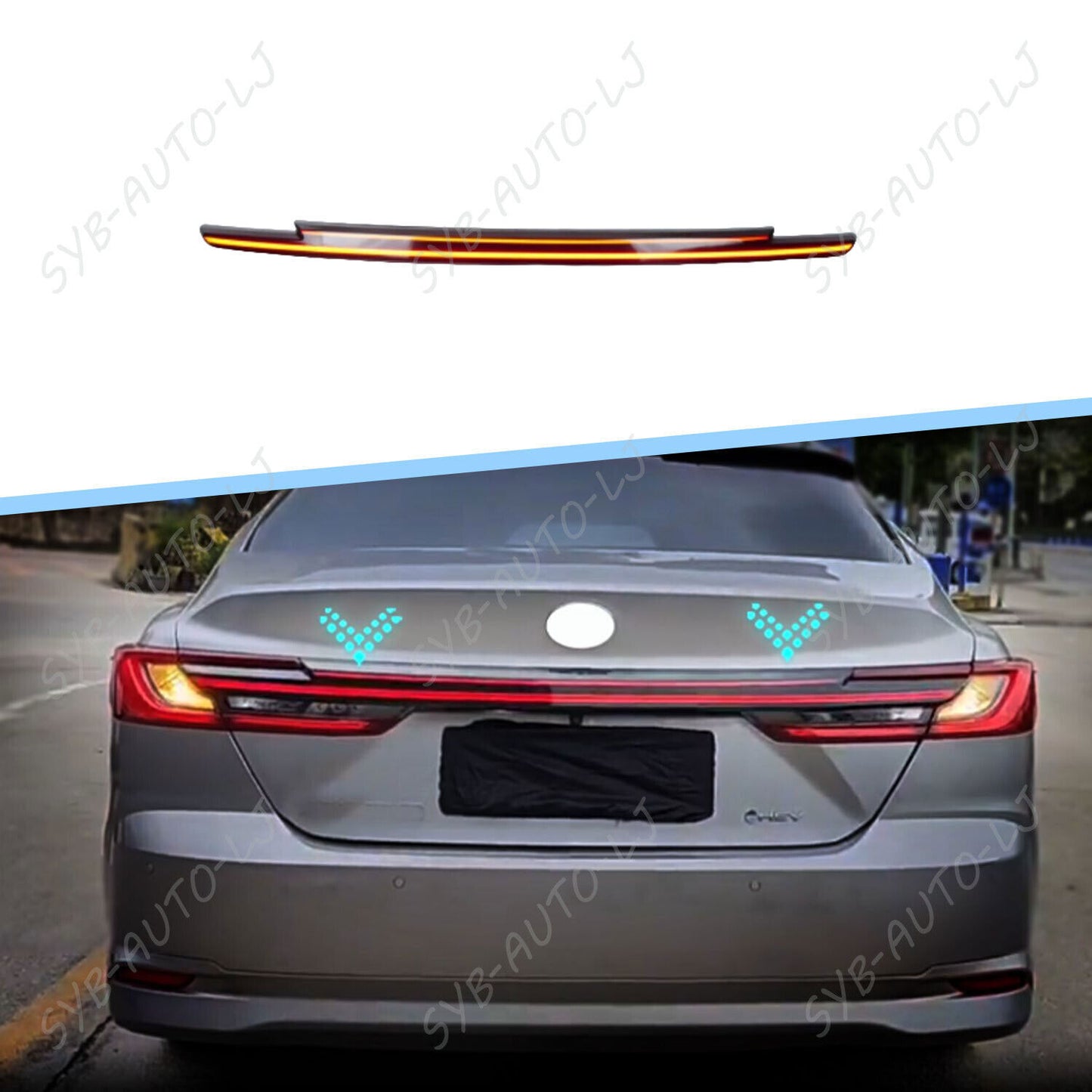 Rear Trunk LED Tail Light Turn Signal Brake Light DRL For TOYOT@A for Camry 2025 B n