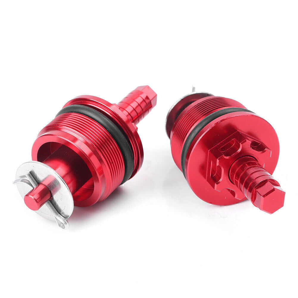 Fit for Honda CMX250CNC Front Shock Absorber Regulator Adjuster Bolt Screw RED Q