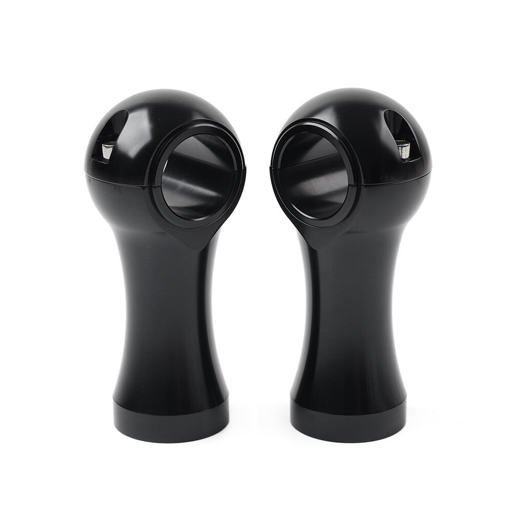 1-1/4'' Handlebar Riser Clamp Mount Kit 4inch Black for Harley Dyna Softail Q