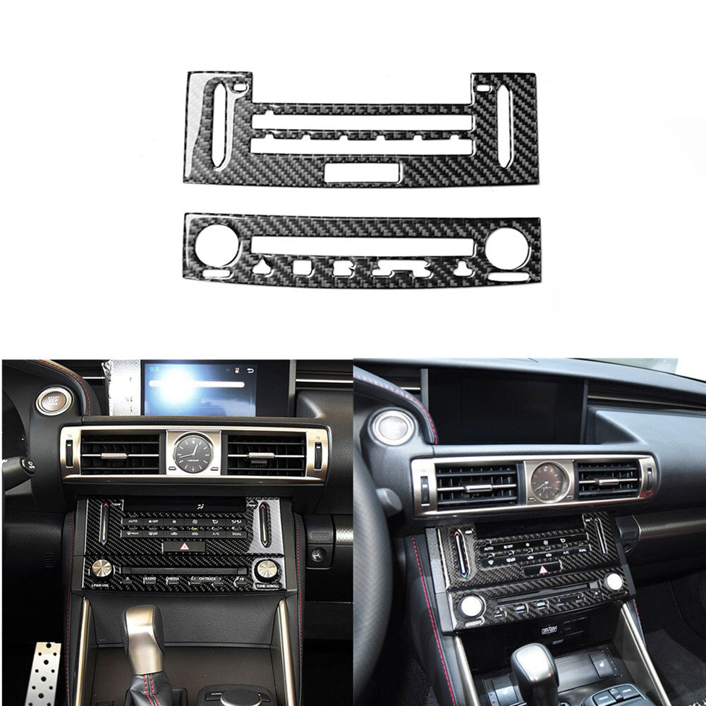 Carbon Fiber Gear Shift Frame Panel Cover Trim Sticker for Audi TT 8N 2001-2006 v