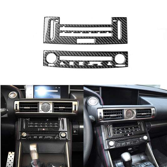 Carbon Fiber Gear Shift Frame Panel Cover Trim Sticker for Audi TT 8N 2001-2006 v