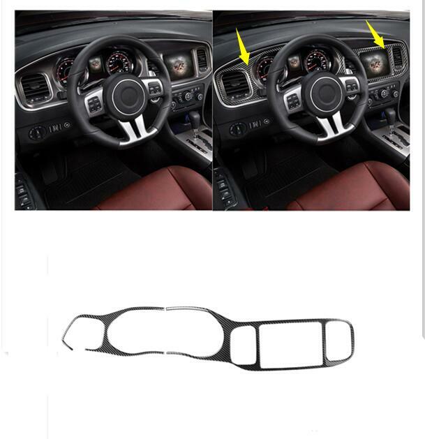 8Pcs Red Carbon Fiber Air Vent Outlet Panel Trim Cover For F150 2004-2008 v