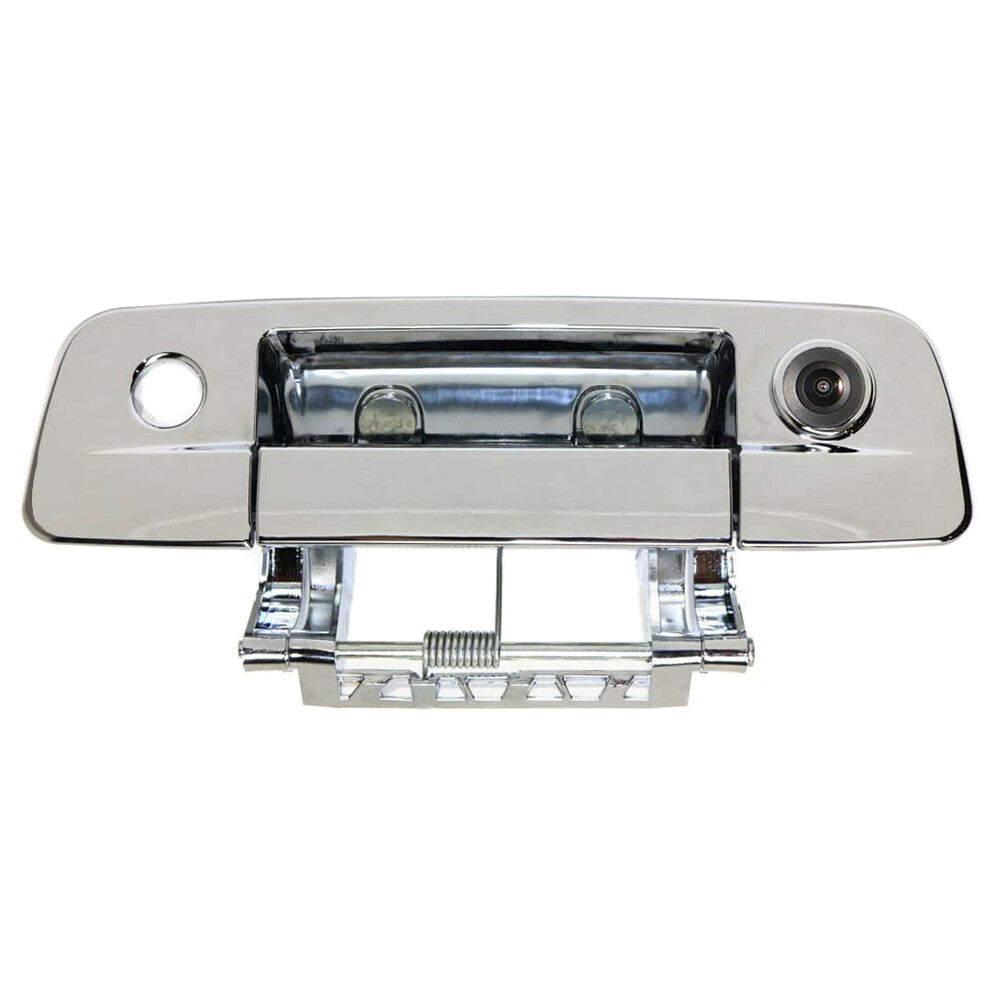 Rear Tailgate Handle with Camera Fit for 2010-2018 for Dodge for Ram 2500 3500 Chrome Q