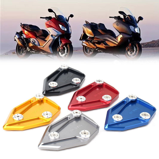 for BMW C600 SPORT 12-15 C650 GT 12-16 Side Kick Stand Pad Extension Plate Pad Q