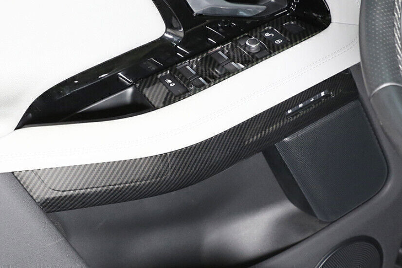 4P Carbon Fiber Inner Door Decorative Panel Trim for Range Rover Evoque 2020-25