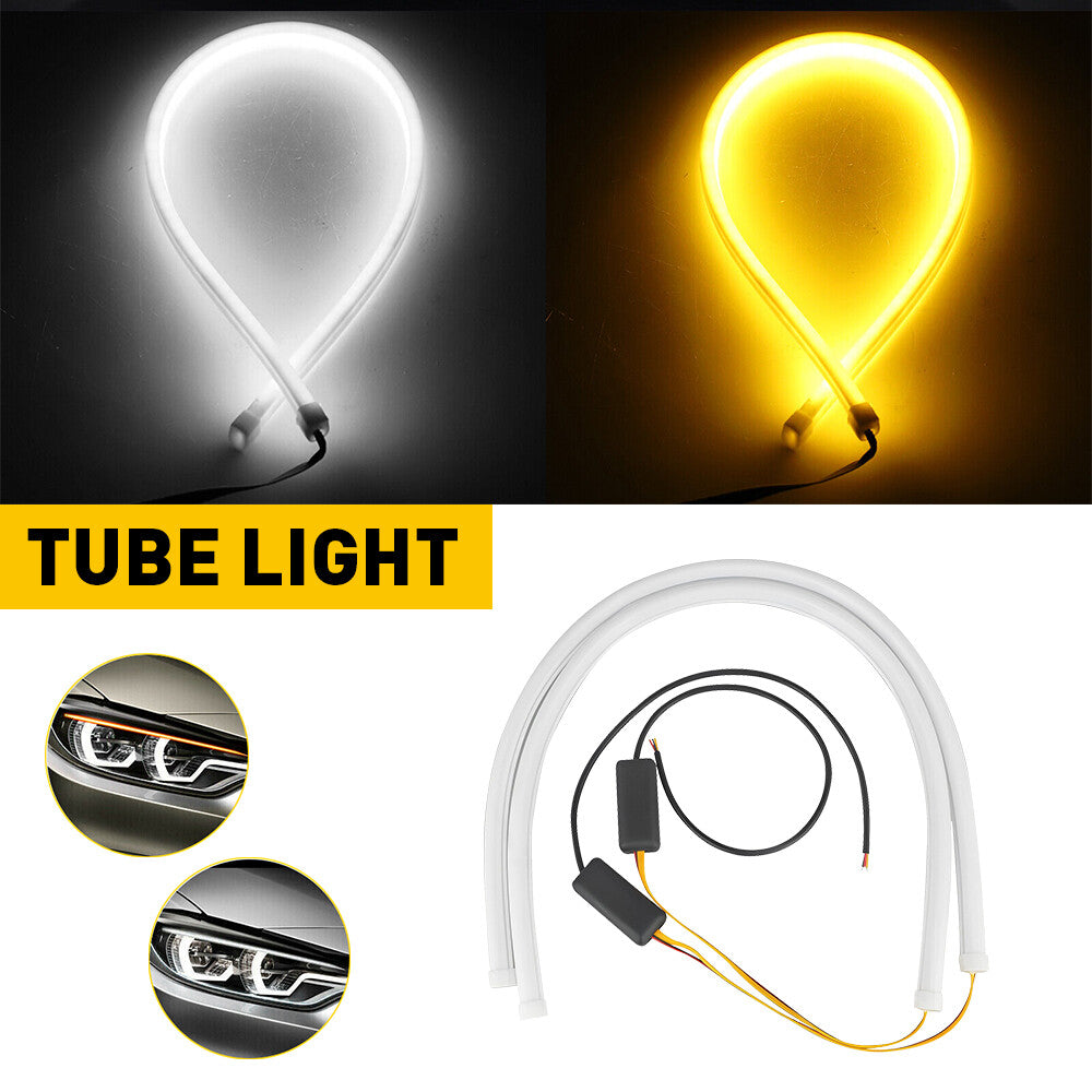 2x 60cm LED light source DRL light source white light bright white v