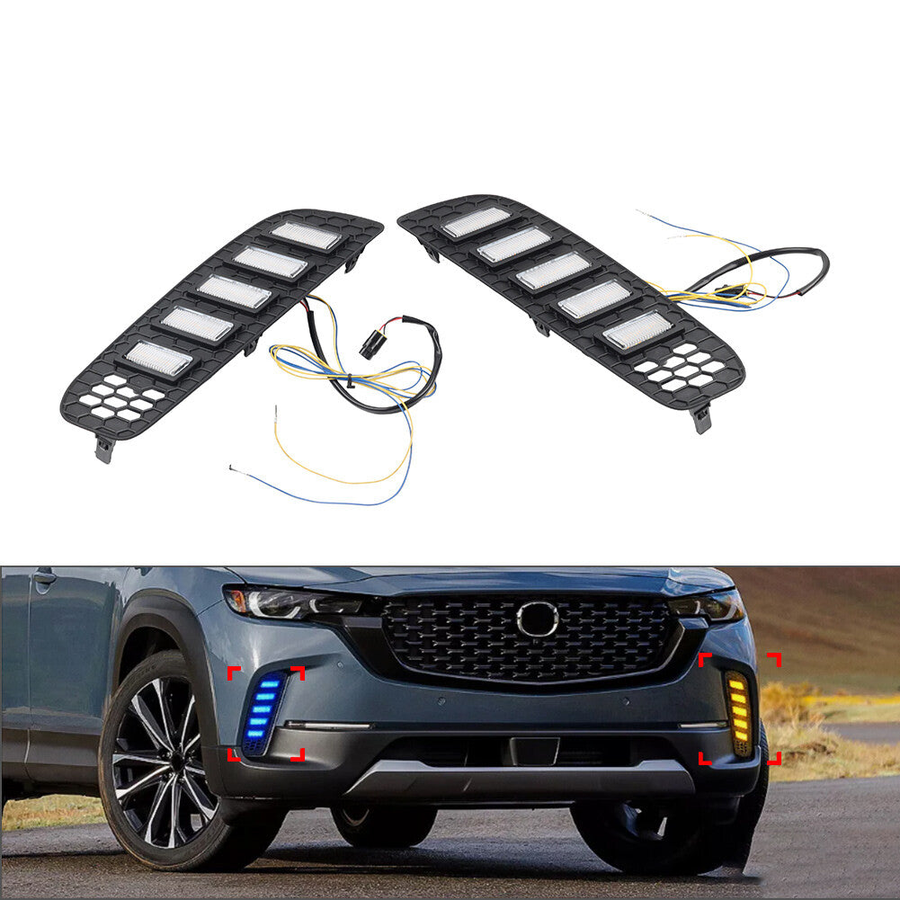 Front Fog Light LED Daytime Running Light for Mazda CX-50 2023-2024