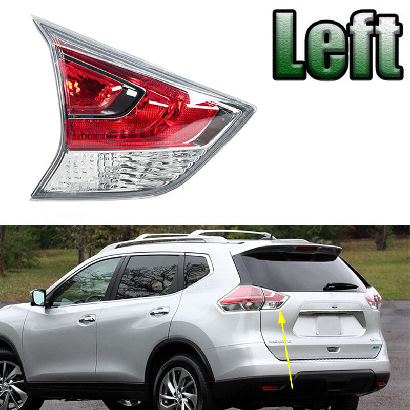 Left For ROGUE 2014-2015 Rear Bumper Inner Tail Light Brake Without Bulb v