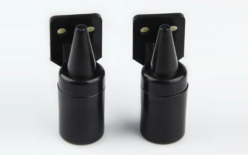 2Pcs Animal Whistles Alert Automotive Car Deer Warning Sound Alarm Black Q