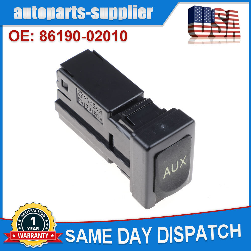 AUX auxiliary jack stereo port for Toyota for Corolla , Tundra, RAV4 86190-02010