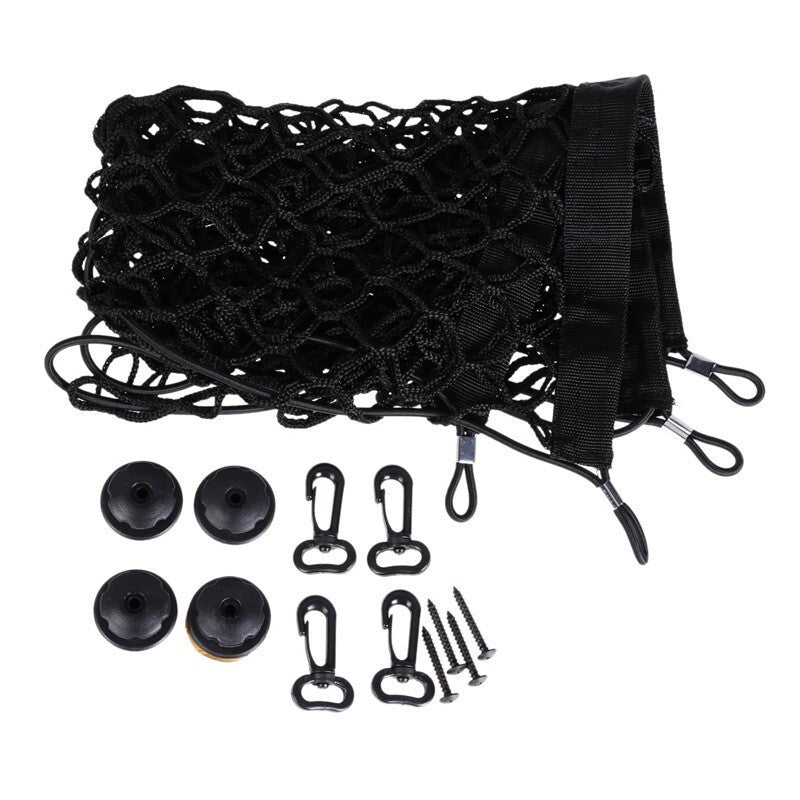 Car Boot Cargo Nets Standing Net Storage Organiser Rear for Seat Cargo Bag Elastic Q
