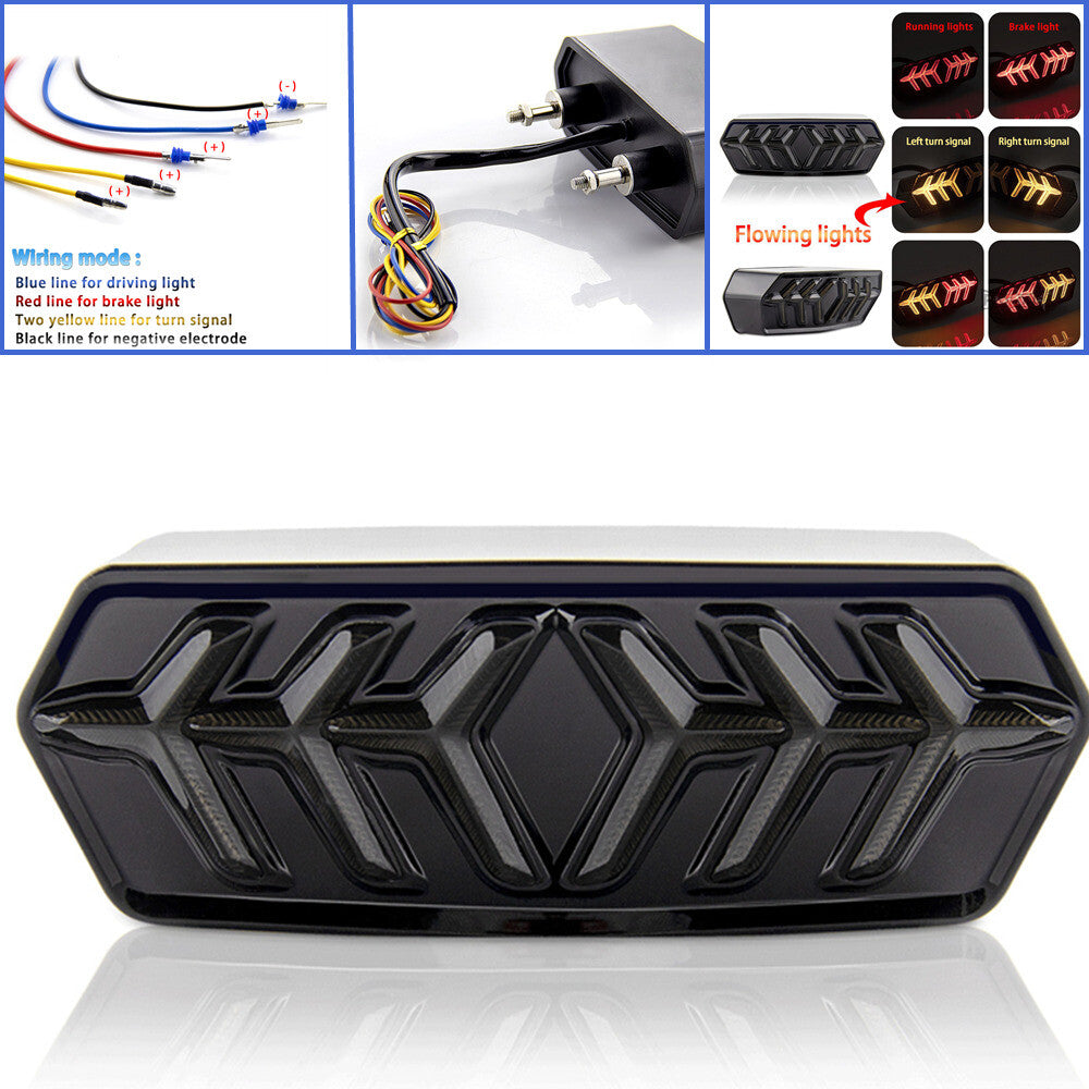 12V Motorcycle/Motorcycle Mudguards, LED Stop Lights, Taillights, and Turn Signals n