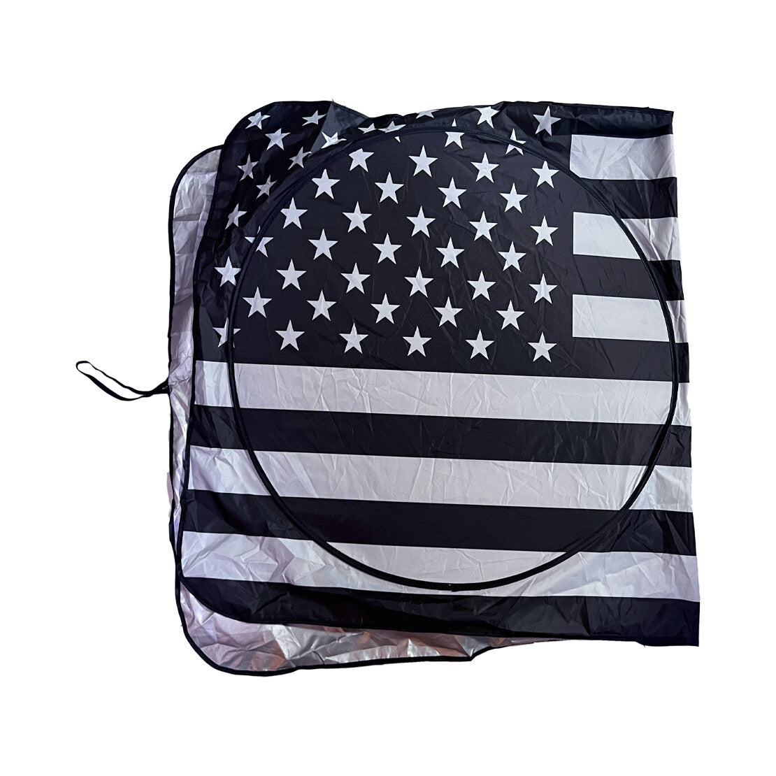 Fit for Chevy Silverado 1500 2500 US Flag Windshield Sun Shade UV Block Cover, v