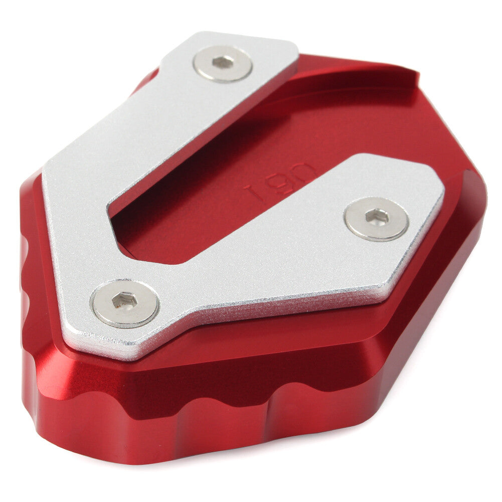 Kickstand Side Stand Plate Extension Pad Fit for YAMAHA MT-07 14-18 XSR700 16-17 Red Q