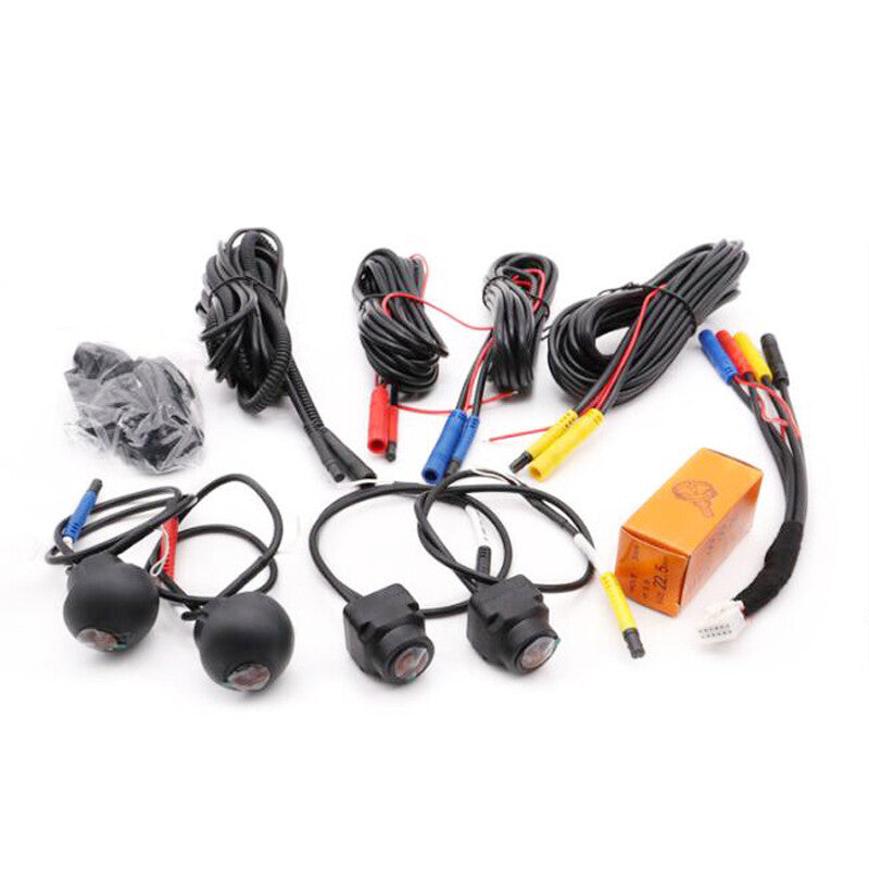 Universal panoramic parking camera for cars (720P/1080P 360-degree view system) n